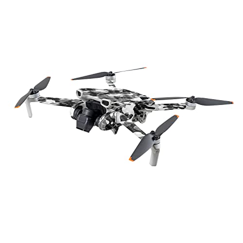 MightySkins Carbon Fiber Skin Compatible with DJI Mini 3 - Black Modern Camo |…