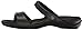 crocs Women's Cleo V Flat Sandal, Black/Black, 7 M US