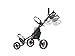 CaddyTek Deluxe 3 Wheel Golf Push Cart Version 3, CaddyLite 11.5 V3-Black...