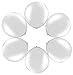 Elecrainbow Balloons for Party Decorations (36 Inch - 6 Pack, Transparent)