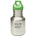 Klean Kanteen 12 oz Stainless Steel Water Bottle with Loop Cap - Brushed Stainless