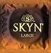 Lifestyles SKYN Large, Premium LARGE NON-LATEX Lubricated Condoms and Silver Pocket/Travel Case-24 Count