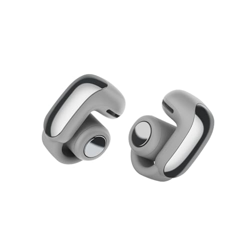 Bose Ultra Open Earbuds mit Bluetooth und OpenAudio Technologie, Clip On Kopfhörer, kabellose Open Ear Earbuds, immersive Audio, bis zu 48 Stunden Akkulaufzeit,