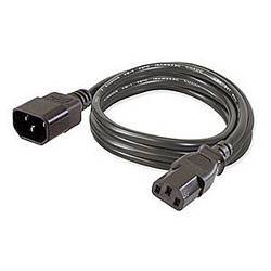 IEC Power Cable 250V, C13-C14, 6Ft, Single