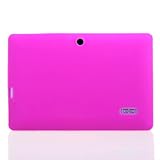 OFTEN Multi-color Soft Silicone Protective Back Cover Case For 7 Inch Android Tablet PC (Purple)