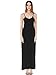 VETIOR Women Plus Size Slip Dress Adjustable Spaghetti Strap Dresses for Women Black