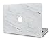 LuvCase Laptop Case for MacBook Air 13 Inch&nbsp;(2020/19/18&nbsp;Release) New Version A1932 with Retina Display (Touch ID)&nbsp;Rubberized&nbsp;Plastic&nbsp;Hard&nbsp;Shell&nbsp;Cover (Silk White Marble) primary