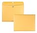 Quality Park 9 x 12 Clasp Envelopes, Deeply Gummed Flaps for Permanent Secure Seal, Great for Filing, Storing or Organizing Documents, 28 lb. Brown Kraft, Open Side, 100/Box (QUA38090)