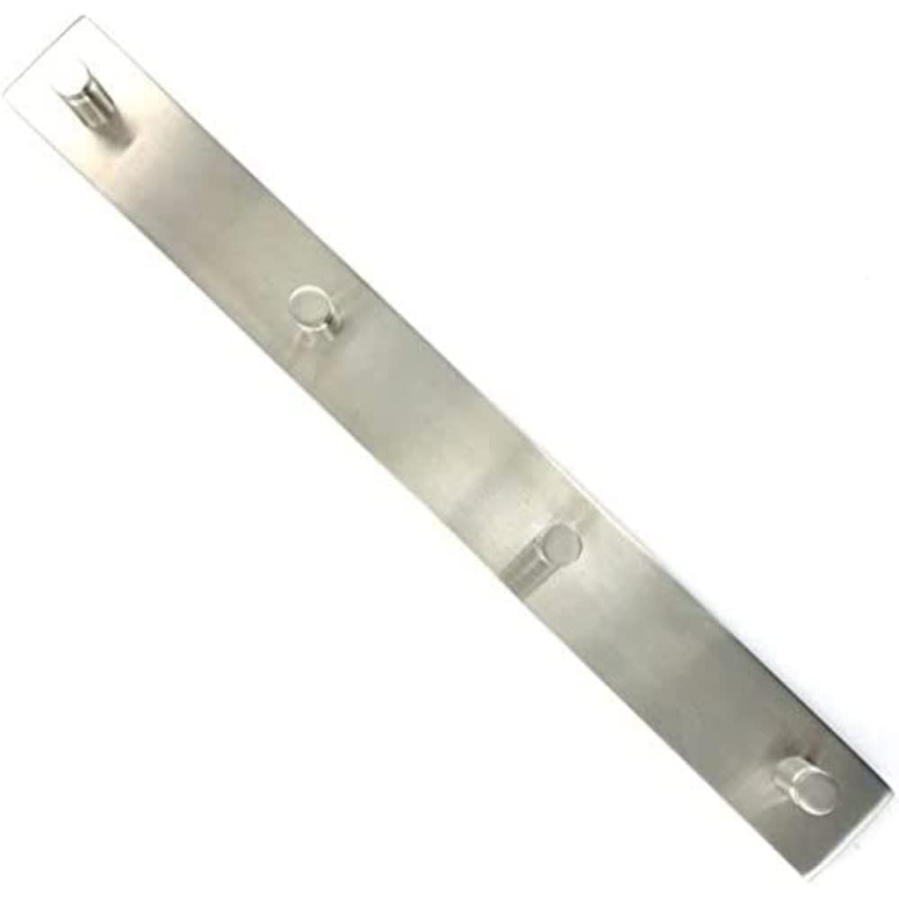 Merriway BH03338 Single Coat Hook x 4 Steel/Concealed Fixing -1 Pcs