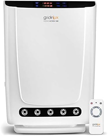| Generador de Ozono Action 1300 | Purificador de Aire y Agua | Mando a Distancia | Especial Hogar y Espacios Pequeños | Potencia y Duración Personalizables | 14W