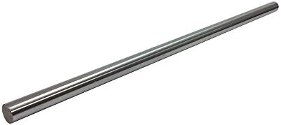BEMONOC Linear Motion Bearing Shaft Diameter 6mm Length 406mm 45# Steel Shaft for Chrome Plated for Hardware, Mould, Mechanical Drive