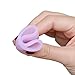 Croing Menstrual Cups Set of 4 with Free Collapsible Silicone Cup Which for Sterilizing and Storing Menstrual Cups, 2 pcs Small and 2 pcs Large (Purple and Pink)