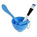 Rosallini Packed 4 In 1 Facial DIY Mask Bowl Brush Spoon Tools Set Blue