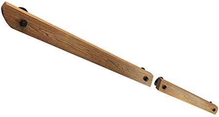 Wall Mounted Banister Rail Support Non Slip Wood Stair Home