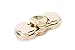 Fidget Spinner EDC Toy Premium Brass Metal CNC Made. Helps Relieve Stress, Boredom and Increases Focus for ADHD ADD Autism - Handheld and Table Top Design (Brass)