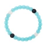 Frogsac Glow-in-Dark Fortune Bracelets (Blue with Black & White Stations)