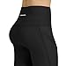 ODODOS High Waist Out Pocket Yoga, YogaPocketCapris714-Black2, Size Medium