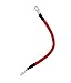 ABN Marine Battery Cable & Tinned Lug 1ft in Red, 3/8in Stud, 4-Gauge - for Cars, Trucks, Boats, Golf Carts