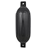 4-Ribbed-Marine-65-X-23-Boat-Fender-Vinyl-Bumper-Dock-Shield-Protection-Black