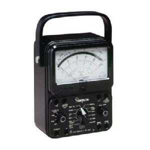 Simpson 260-8 / 12388, Black Analog Multimeter