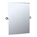 Gatco 4329S Tiara Rectangular Wall Mirror, Chrome