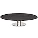 12 Inch Lazy Susan Turntable - Charcoal Slate Cake Stand Serving Board - Rotating Swivel Cheese Board Cake Stand Desert Tray