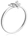 Amazon Collection 10k White Gold Dragonfly Ring with Diamond-Accent, (0.004 cttw, I-J Color, I2-I3 Clarity), Size 7