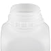 8oz Natural HDPE Plastic Beverage Container/Bottle with Tamper Evident Snap-Screw Lids/Caps (pack of 20)