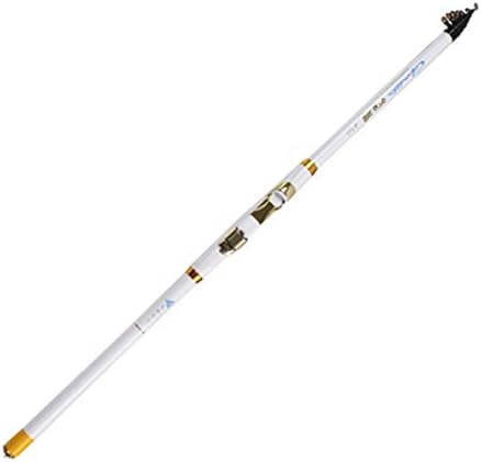 Heozekgssn Fishing Rod Long Cast 2.7/3.6/4.5/5.4/6.3M Hard Carbon Spinning Fishing Rod Telescopic Fishing Pole Stick