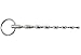 Eastern Delights 5.12 Inch Sword Urethral Sounds Dilators Penis Stretcher Screw Penis Plug, Solid