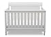 Delta Children New Haven 4-in-1 Convertible Baby Crib, Bianca White