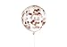 Confetti Balloons REAL ROSE GOLD｜18 Piece Set of 18 Inch PREMIUM QUALITY Latex Party Balloons for Weddings, Bridal & Baby Showers, Birthdays, Decorations for All Events