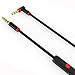 Monoy Replacement Monster Audio Cable + Inline Remote/Microphone for Monster NCredible N-Ture, ROC/iSport Freedom, Elements, Monster DNA/DNA PRO/DNA PRO 2.O, DJ, 24K (Black)