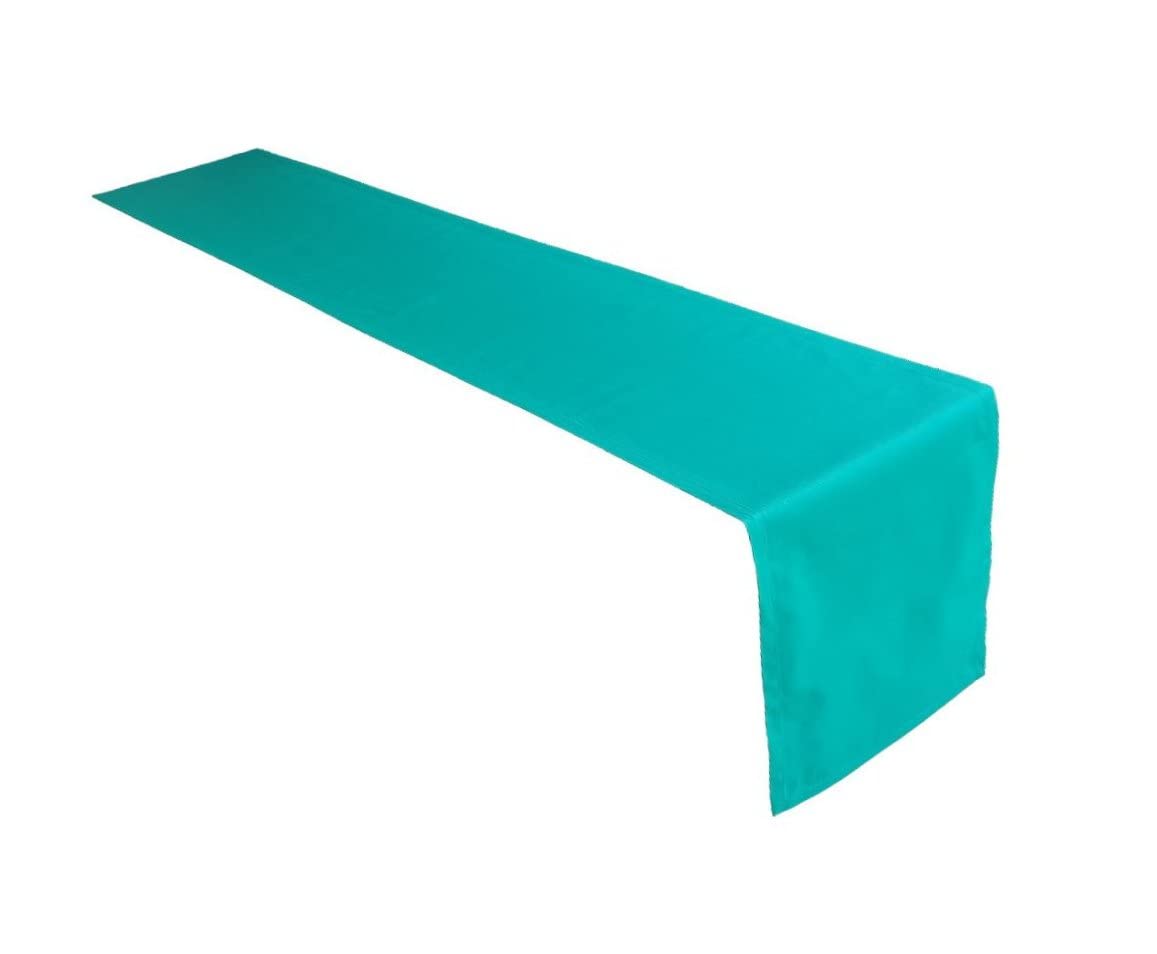 Lemos Home Table Runner, Table Linen Made from 100% Cotton, Concept Collection, Choice of Colours and Sizes (Table Runner - 40 x 180 cm, Emerald Green)