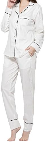 LamourLove Pajamas For Women Luxury Womens Pajamas 100% Cotton Women's Pajamas Set