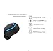 Christmas New Year Gift Q13 Mini Bluetooth Music Earbud Smallest Wireless Invisible Headphone with 5 Hour Playtime Car Headset for iPhone and Android Smart Phones