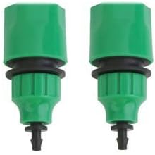Amazon Com Garden Hose Pipe One Way Adapter Tap Connector Fitting For Irrigation 2 Pack 2 Garden Outdoor