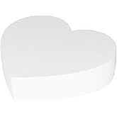 WENPACK Empty Heart Shaped Gift Box Strawberry Packaging (White)