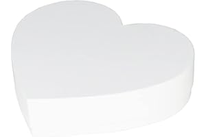 WENPACK Empty Heart Shaped Gift Box Strawberry Packaging (White)