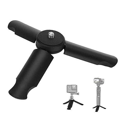Mini Tripod Stand for Selfie Stick Monopod Stabilizer on Cellphone DSLR Cameras,Portable Folding for Projector, Gimbals Hohem iSteady Mobile/Pro/Multi, ZHIYUN Smooth Q/Smooth 4 Dark Black - Thumbnail 5