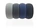 Silicone Wedding Ring For Men & Women By QOG, 4 Pack - Black, Blue, Grey, Light Grey. Sizes 6-15. Rubber Bands For Active Life-styles