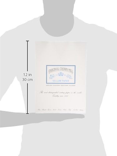 Original Crown Mill Classic Line A4 Vellum Smooth Writing Pad - White (Pack of 50) - Image 3