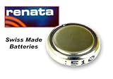 Strip of 10 Genuine Fresh Renata 371 SR920SW Swiss Made Silver 1.55v Batteries