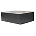 Cohaja Matte Black Gift Box with Lid | 3 Pack | 12 x 9 x 4 Inch | Magnetic Closure | Multiple use | Decorative Gift or Storage Boxes for Groomsmen Proposal, Favors, Weddings, Office and More