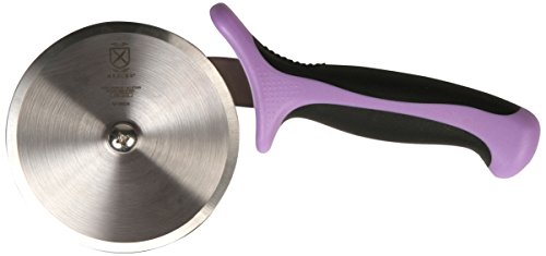 Mercer Culinary Millennia Pizza Cutter with Purple Handle, 4-Inch Wheel
