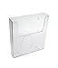 SourceOne LLC Large Wall Mount Brochure Holder 9 x 11 Magazine Rack