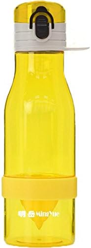 Queenya 800ML Fruit Fuzer Infusing Infuser Water Bottle Sport Health Juice Maker(Yellow)