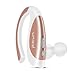 Bluetooth Headphone, Wireless Headset T2, Handsfree Earbud with Mic for iPhone and Android (white/rosy gold)