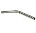 Universal Brass 12-inch Shower Arm in Chrome Finish with Flange, 45 Degree, Standard 1/2