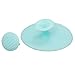Silicone Brush Blackhead Remover Facial Cleansing Pad 2PCS (Blue)